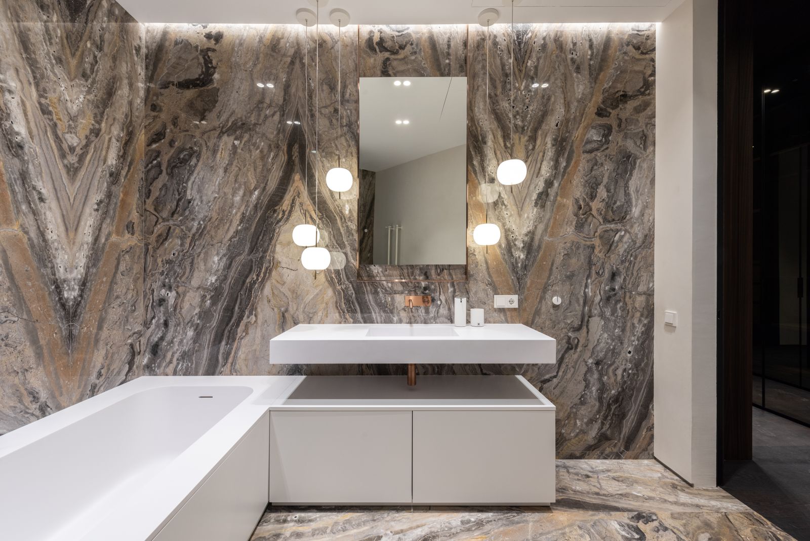 Natural stone interior craftsmanship